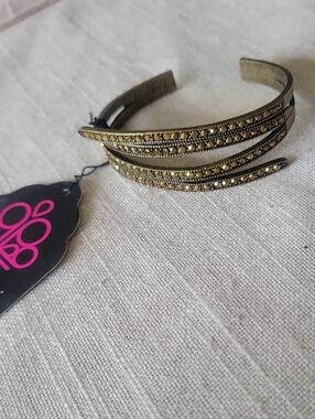 Triple-Row Cuff Bracelet